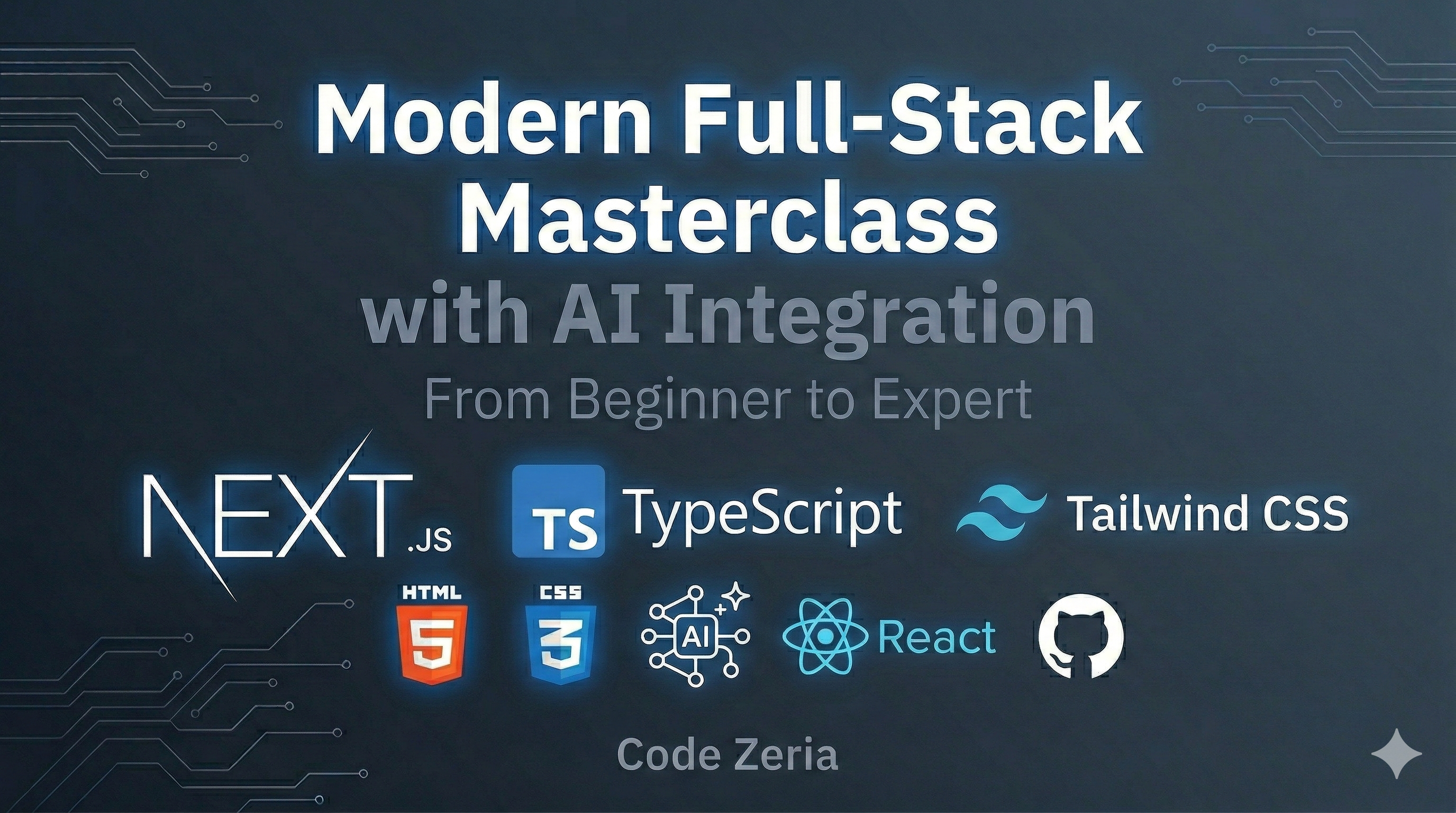 Modern Full-Stack Masterclass: Next.js, TypeScript & AI Integration